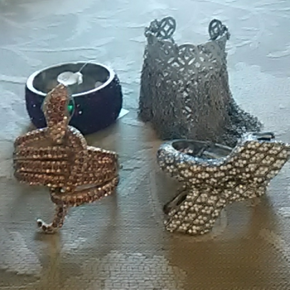 Outstanding statement cuff bracelets